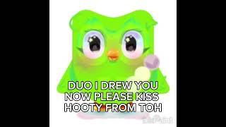 HOOTYLINGO CANON art drawing toh duolingo please dontflop [upl. by Claudelle]