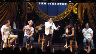 Unplugged Concert New Kids On The Block If You Go Away Please Dont Go Girl Single NKOTB Cruise 2013 [upl. by Aynuat434]