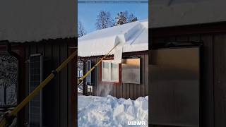 Snow removal by flame shortvideo [upl. by Camroc]