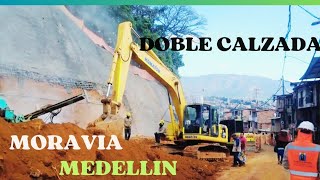 doble calzada en MORAVIA en Medellin colombia 2024 [upl. by Mair]