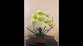 Orchid Flower arrangement [upl. by Dailey]