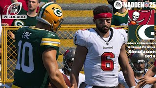 Madden 25 Packers vs Buccaneers Playoffs Wildcard Matchup Sim 2024 Full 15 Minute Quarters Game Play [upl. by Radek]