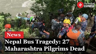 Tragic Bus Accident in Nepal Claims 27 Indian Lives [upl. by Eadahs]