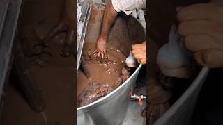 Chocolate ice cream Kaise banta hai making shortvideo [upl. by Tnerb]