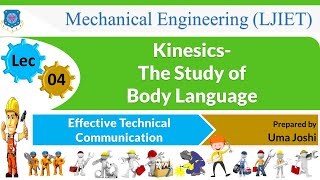 L 04 Kinesics The Study of Body Language Effective Technical Communication  Mechanical [upl. by Minna115]