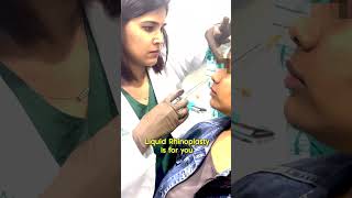 I got a NonSurgical Nose Job👃 in 5 minutes  5 min Nose Job  DrPriyanka Reddy  DNA Skin Clinic [upl. by Eintrok]