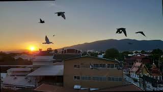 Sunset Timelapse Chiang Mai [upl. by Ihteerp342]