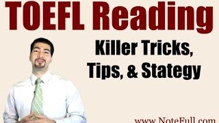 New Killer TOEFL Reading Tricks Tips amp Strategy from NoteFull [upl. by Niels812]