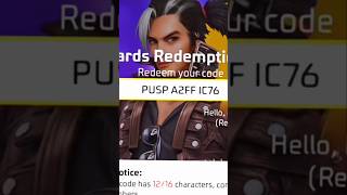 Pushpa Redemption Code Loot 😲😀🤩😁😱 All Rewards 🎉shorts freefire freefireshorts gaming [upl. by Notnyw]