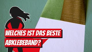 Der ULTIMATIVE KlebebandTest 2024 Das BESTE Klebeband zum Abkleben und Streichen [upl. by Elleinet373]