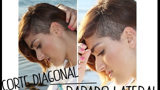 HAIRCUT BOB  CORTE DE PELO EN DIAGONAL  RAPADO LATERAL  SIDECUT NIAYSUSCOSITAS [upl. by Terces319]