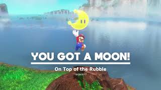 Super Mario Odyssey  Cascade Kingdom  Waterfall Basin Power Moons [upl. by Aissela]