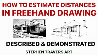 How to Estimate Distances Freehand Drawing [upl. by Nivrag]