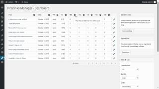 Interlinks Manager  Generate data about the internal links [upl. by Akimaj]