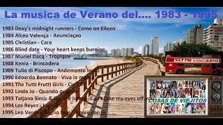 La música del verano en Punta Año 1983 a 1995 Concierto FM 947 [upl. by Samala876]