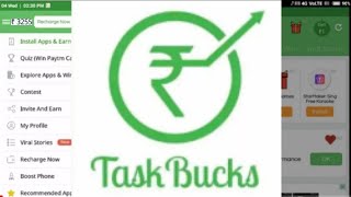 Taskbucks App Se Paise Kaise Kamaye  Taskbucks Full Tutorial  Every hour Win Rs50 Paytm Cash [upl. by Allana203]