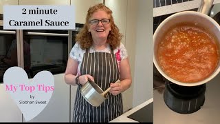 2 Minute Caramel Sauce using two ingredients [upl. by Mure]