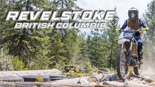 Revelstoke British Columbia Hard Enduro Single Track  Moto Vlog Day 2 [upl. by Eiuqnimod]