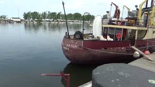 The ExVille Marie in Buffalo Canadian Coast Guard Survey Ship [upl. by Yeldoow]