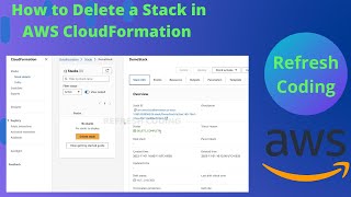 How to Delete a Stack in AWS CloudFormation [upl. by Adnopoz]