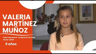 Candidatas a Fallera Mayor Infantil de Valencia 2025 Valeria Martínez Muñoz [upl. by Hessler]