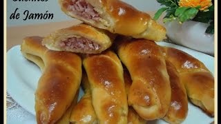 CACHITOS DE JAMÓN receta venezolana facil y deliciosa [upl. by Llimaj587]