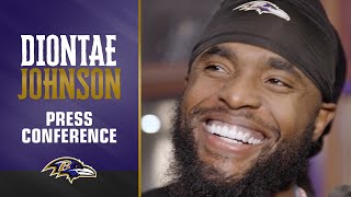 Diontae Johnson on Playing His Former Team  Baltimore Ravens [upl. by Ardnek]