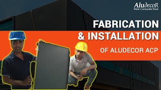 Fabrication amp Installation of Aludecor Aluminium Composite Panel [upl. by Nalrah530]