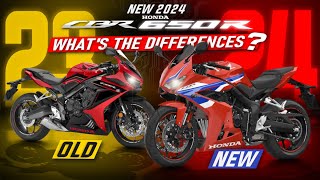 2023 vs 2024 NEW Honda CBR650R ┃ Whats Upgraded Is it More than a Facelift [upl. by Ogaitnas]