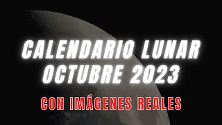 ▶ ASTROLOGÍA 4 FASES DE LA LUNA DE OCTUBRE 2023 ✅ CALENDARIO LUNAR OCTUBRE 2023 🚀 DÍA HORA SIGNO [upl. by Iggep522]