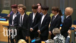 BTS Speech at the United Nations Full Speech from 2018 [upl. by Sukin739]