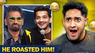 Munawar faruqui Roasted Sunil Shetty FUNNY MEMES [upl. by Hakilam]