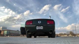 2008 Mustang Bullitt w Detroit Rocker Cams and Ford Racing Mufflers FR500S Exhaust Idle and Rev [upl. by Leumhs78]