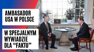 Ambasador Brzeziński dla quotFaktuquot Biden nie może doczekać się Dudy i Tuska  FAKTPL [upl. by Skippy]