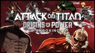 Attack on Titan Origins of Power  An Otaku Unboxing [upl. by Kennet]