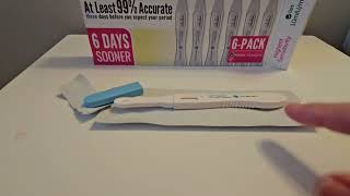 REVIEW Amplim Early Detection HCG Pregnancy Test – 6 Days Sooner Results at Home Over 99 Accurate [upl. by Higginson788]