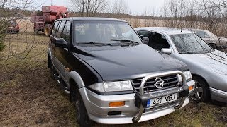 Starting 1996 Ssangyong Musso 29D After 7 Months [upl. by Adnilam]