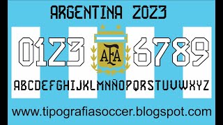 Tipografía Argentina 2023 FREE DOWNLOAD [upl. by Bekelja]