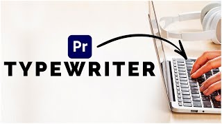 How To Create A TYPEWRITER Effect In Premiere Pro 2 Ways [upl. by Enileuqaj891]