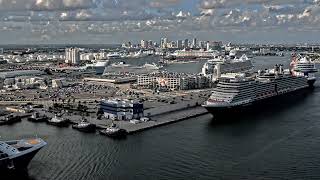 My View of Port Everglades From a Helicopter [upl. by Imeaj455]