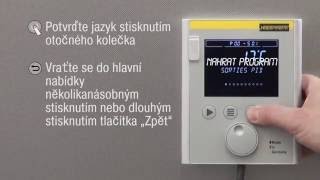 Pece pro keramiku  Jak nastavit češtinu  volba jazyka u regulátorů Nabertherm B 400 C 440 P 470 [upl. by Oretos948]