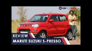 Maruti Suzuki SPresso  Review  Price  Features  Specifications  carandbike [upl. by Anahcar249]