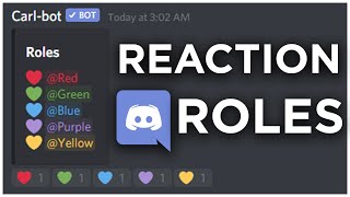 How to Make Reaction Roles on Discord 2022 [upl. by Thanasi]