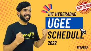 🔥 UGEE 2022 Stratergy🔥  IIITprep  Mock Test amp 📢Crash Course Schedule  IIIT Hyderabad ugee iiith [upl. by Ahsirat783]