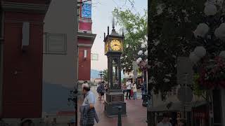 Gastown Steam Clock Downtown Vancouver Canada [upl. by Okubo]