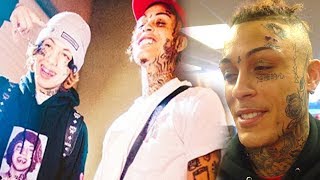 Lil Skies NEW FACE TATS W LIL XAN SURPRISE GUEST AT LIVE SHOW [upl. by Eriam]