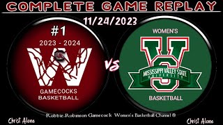 1 South Carolina Gamecocks Womens Basketball vs Mississippi Valley State  112423  FULL GAME [upl. by Glinys]