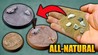 Basing Miniatures with NATURAL Materials Basing Tutorial [upl. by Halle]