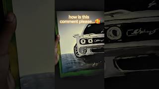 How to draw a painting of a car 🚗full process ☺️trending shorts art painting [upl. by Atilrahc]