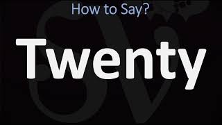 How to Pronounce Twenty 2 WAYS UKBritish Vs USAmerican English Pronunciation [upl. by Socram]